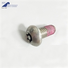 6-Lobe 90° oval head nylok screws